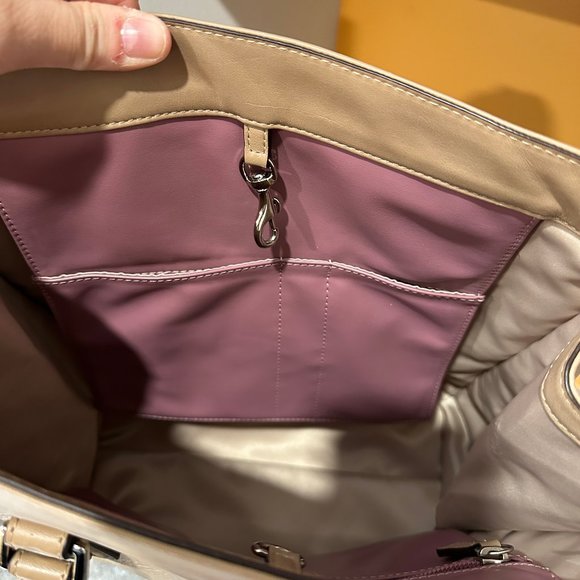 Coach Charlie Embossed Python Leather Tote - Picture 10 of 16